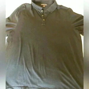 Michael Kors Black polo shirt Sz XL